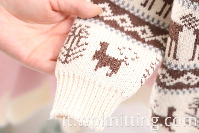 Pullover per bambini Pullover Inverno ragazzi spessi maglioni di moda natalizi a strisce